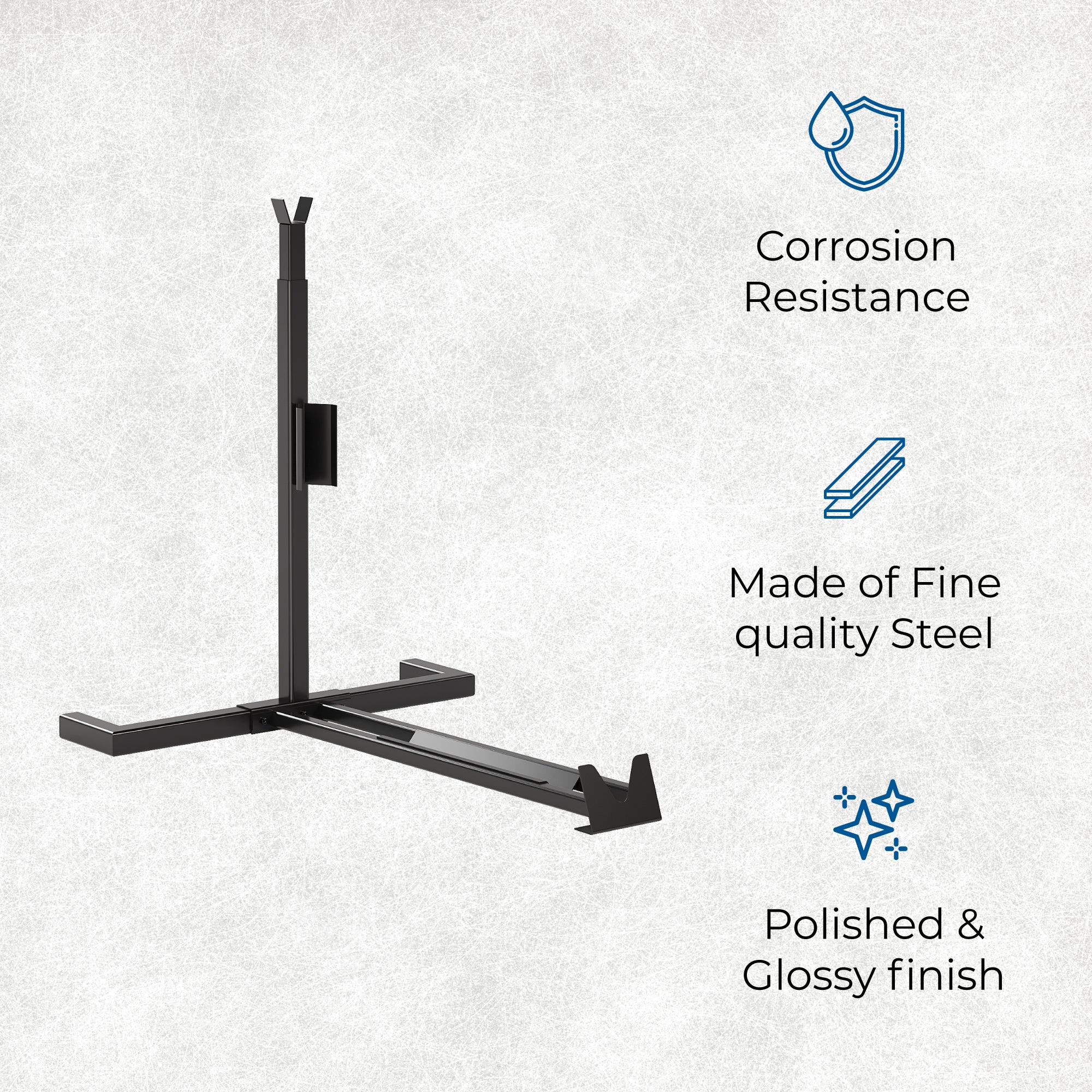 Vertical Bicycle Floor Stand – Non Screwable Indoor/Outdoor Bike Storage – For Home, Apartment, Garage (Max 25kg)