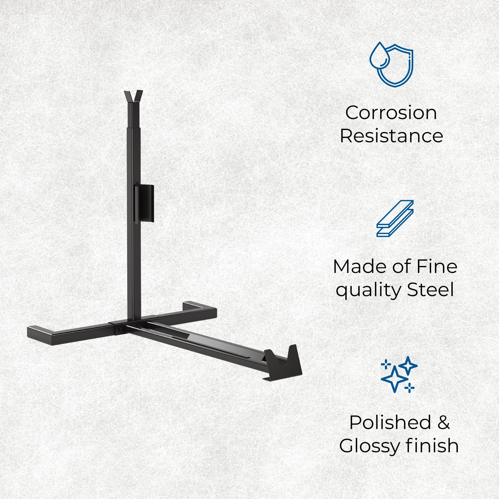 Vertical Bicycle Floor Stand – Non Screwable Indoor/Outdoor Bike Storage – For Home, Apartment, Garage (Max 25kg)