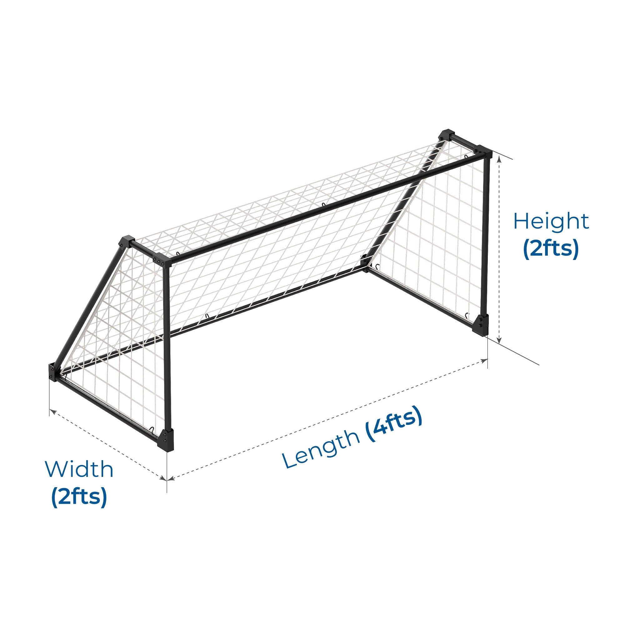Glory Medal Hangers Kids Football Goal Post | Durable Frame & Strong Net | Sports Training & Fun for Boys & Girls
