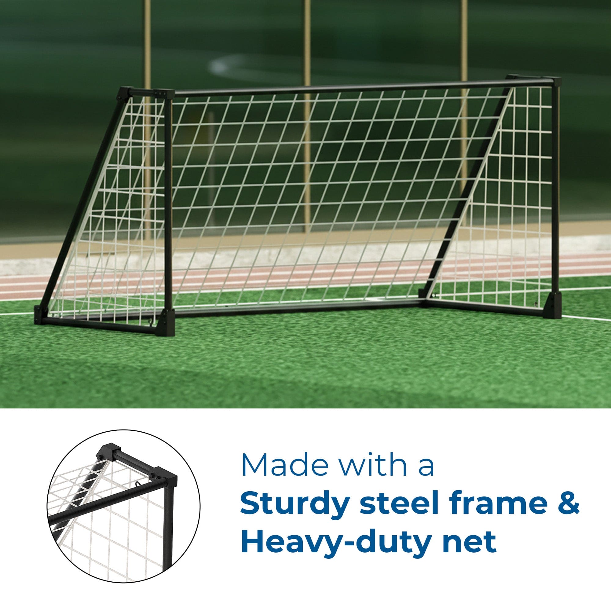 Kids Football Goal Post – Easy Assembly Portable Net for Outdoor & Indoor Play | Durable Frame & Strong Net | Sports Training & Fun for Boys & Girls