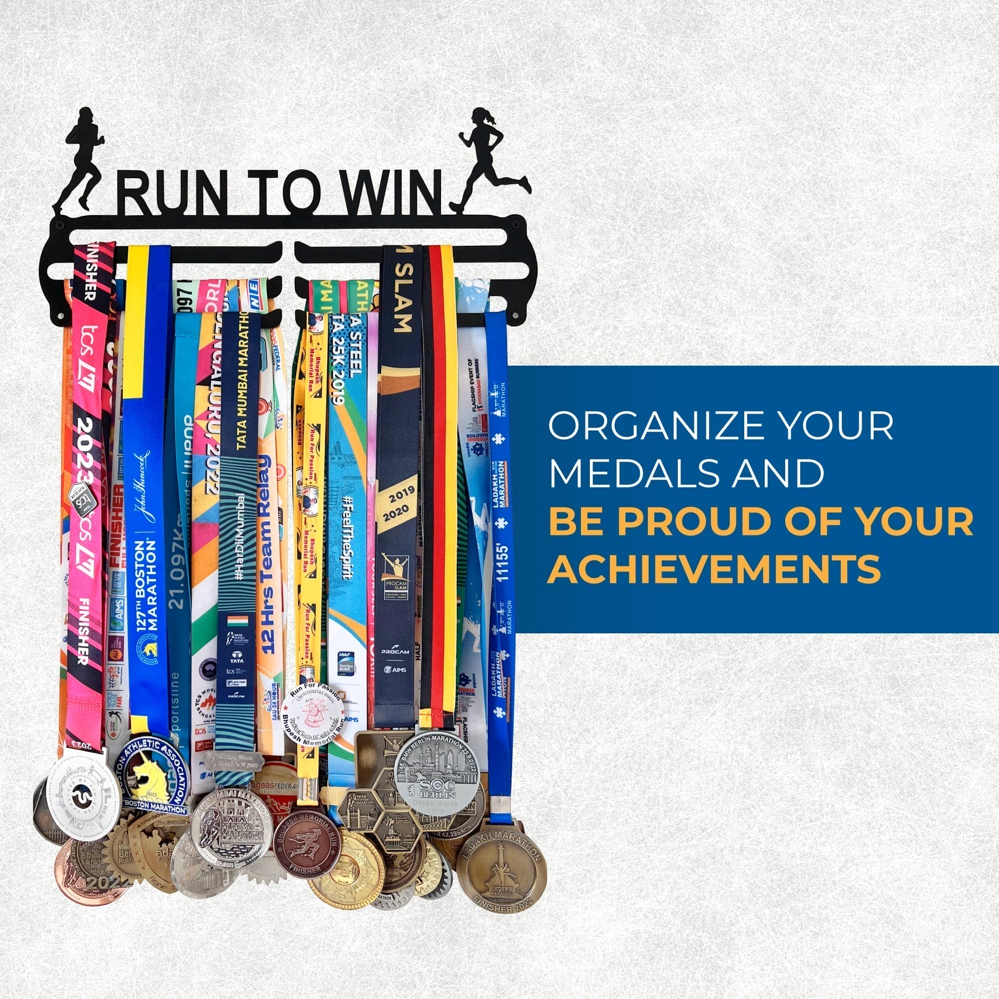 Personalized Medal Display Hanger for Athletes