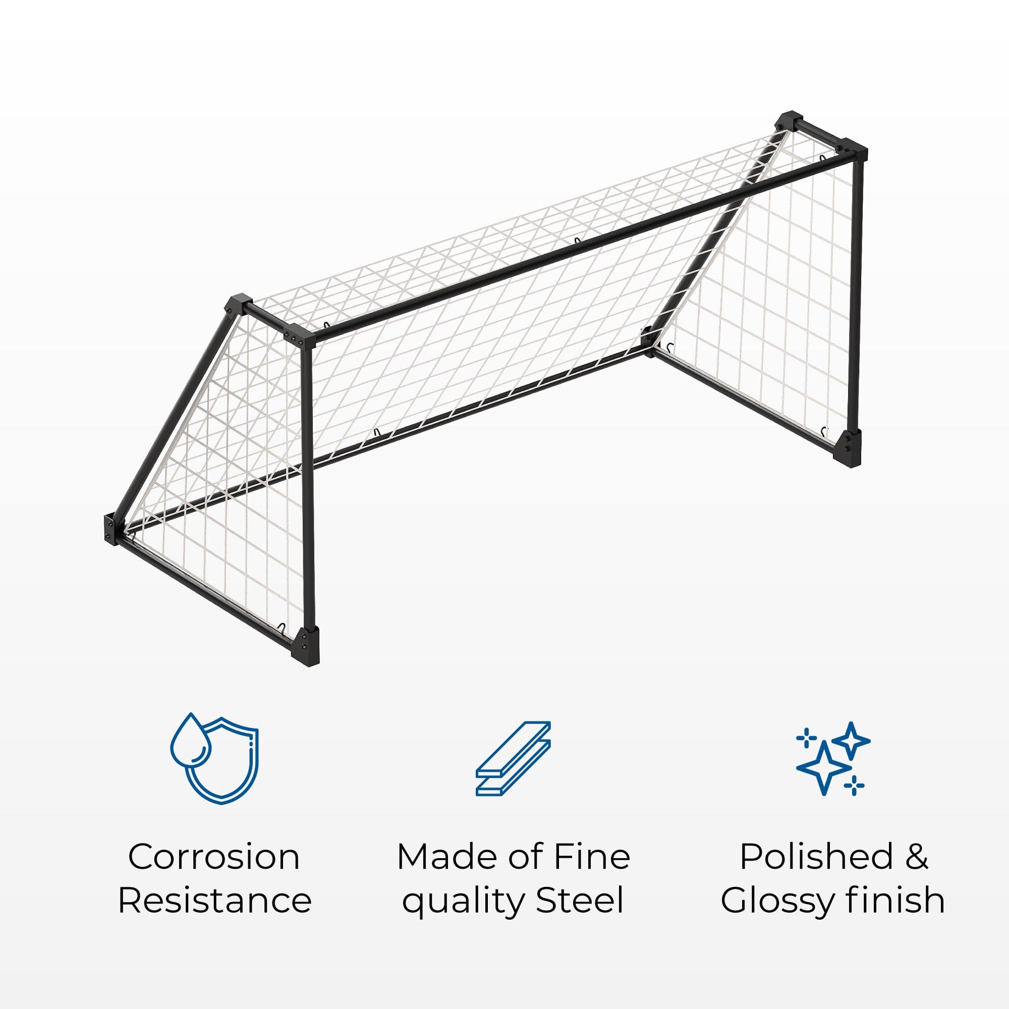 Kids Football Goal Post – Easy Assembly Portable Net for Outdoor & Indoor Play | Durable Frame & Strong Net | Sports Training & Fun for Boys & Girls
