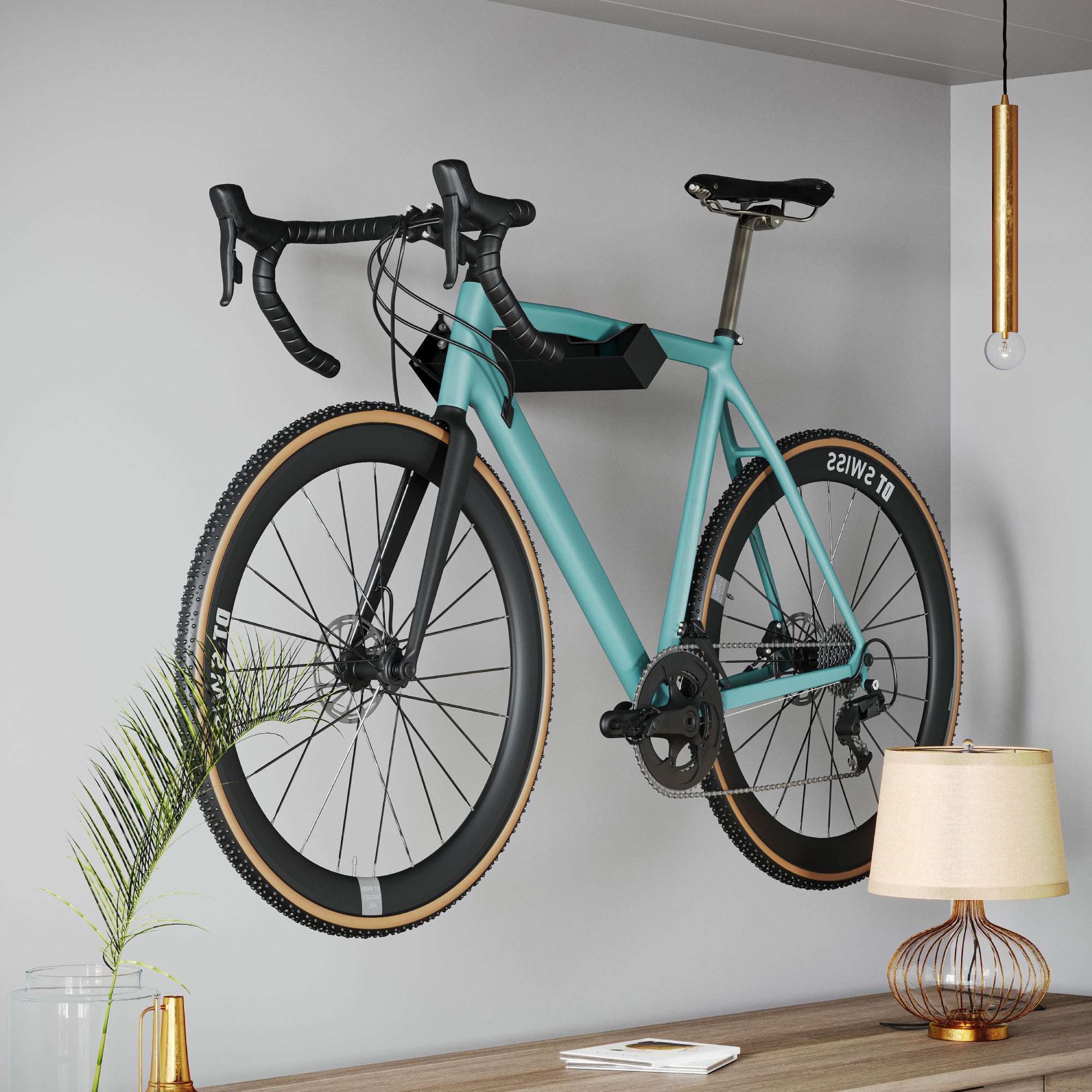 Glory Bicycle Wall Mount - Cycling Indoor Bike Storage. Turn Your Bike Into Art (20 kg Capacity)