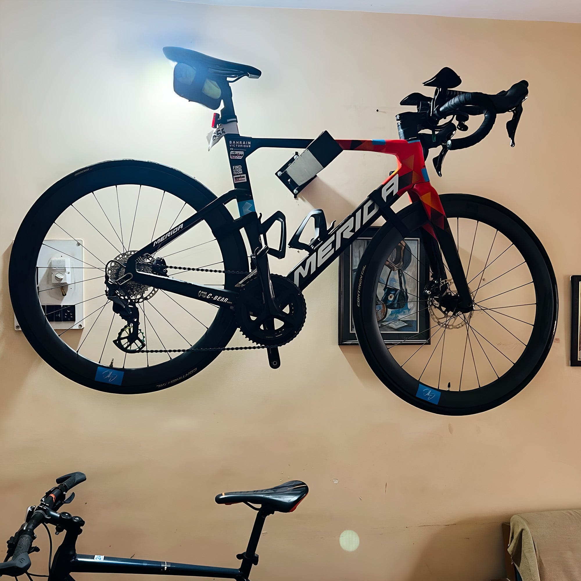 Glory Bicycle Wall Mount - Cycling Indoor Bike Storage. Turn Your Bike Into Art (15 kg Capacity)