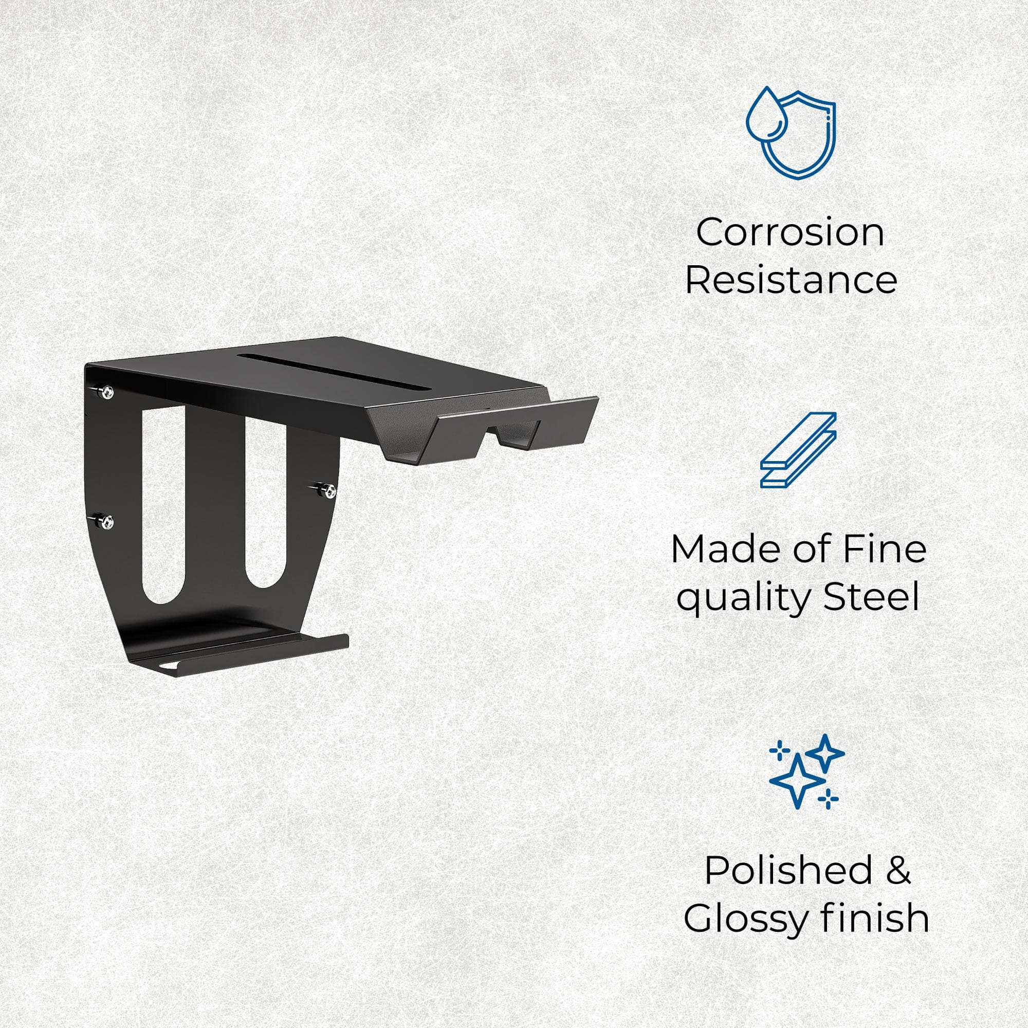Glory Bicycle Wall Mount with Shelf - Cycling Indoor Bike Storage | Organise Helmet, Sun Glass, Shoe.
