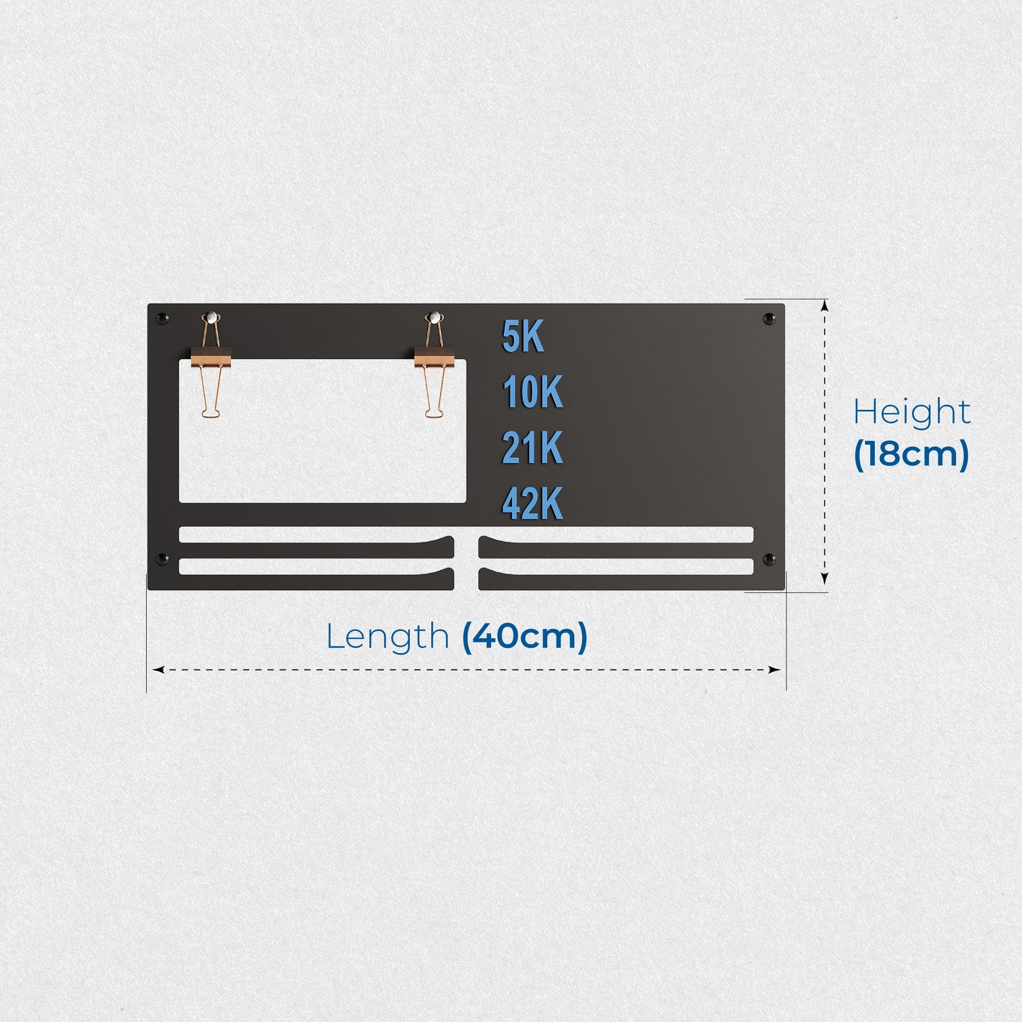 Glory Marathon Bib & Medal Display Hanger | Running & Sports Achievement Holder | Hold Upto 40 Medals