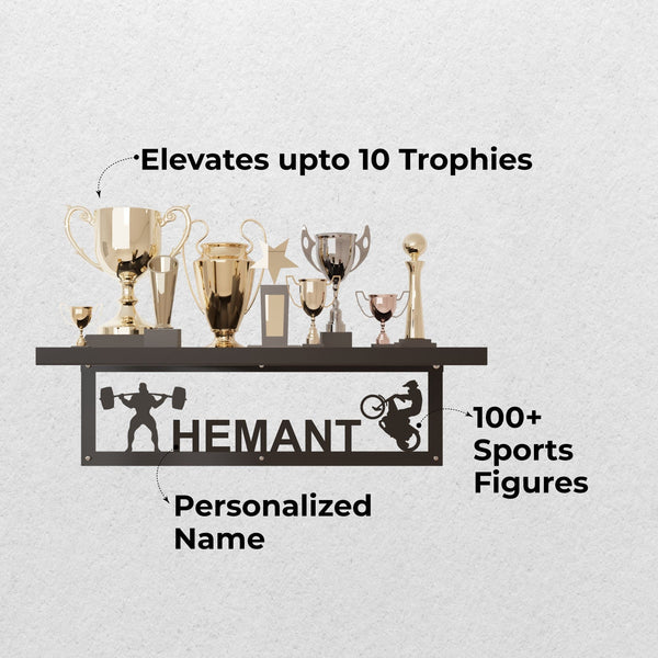 Personalized Trophy Display Stand  for Athletes