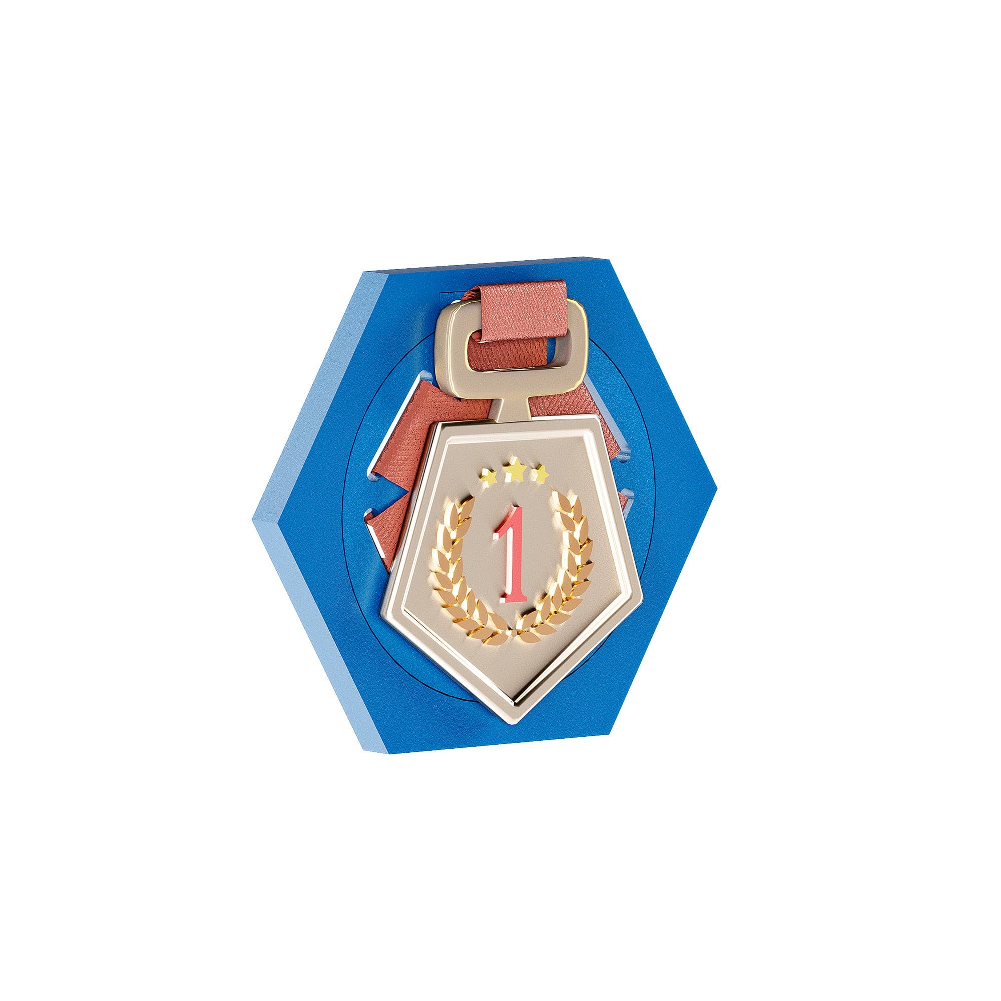 Glory Medal Hangers Special Hexagon Single Medal Holder | Special Medal Holder